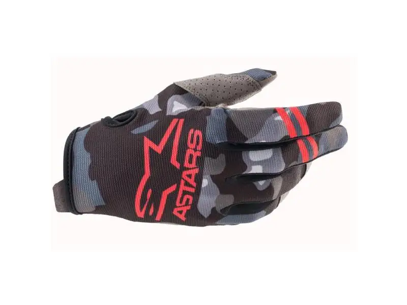 Ръкавици RADAR GLOVES GRAY CAMO RED FLUO ALPINESTARS