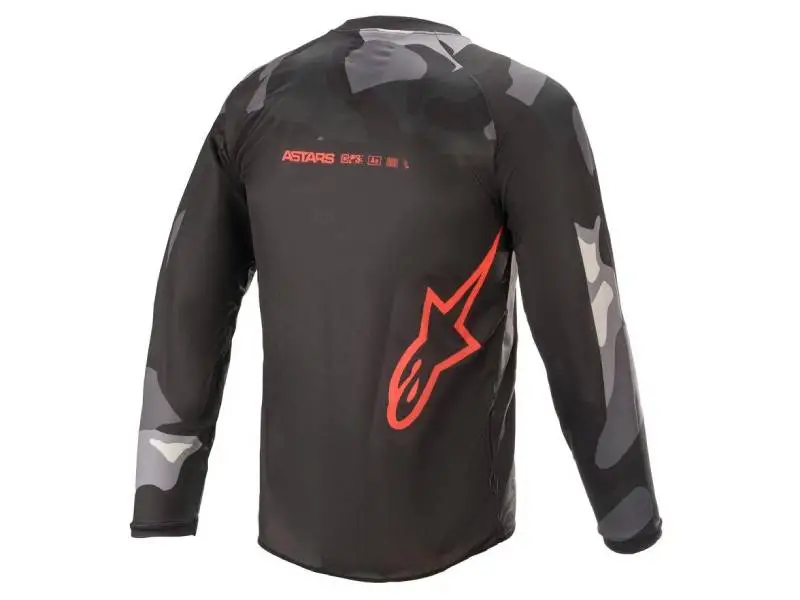 Детска блуза YOUTH RACER TACTICAL JERSEY GRAY CAMO RED FLUO ALPINESTARS - image 1