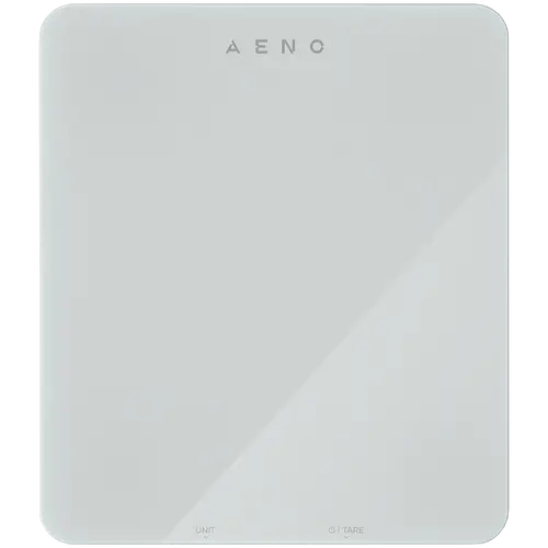 AENO Cântar de bucătărie KS1S Smart, Sarcină maximă - 8 kg, Bluetooth, 10,000+ produse și mese, analiză a 25 de indicatori, mod cafea, conversie a - 3