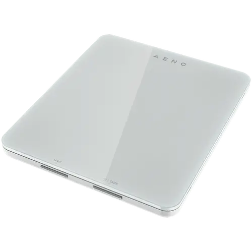 AENO Ζυγαριά κουζίνας KS1S Smart, Μέγιστο φορτίο - 8 kg, Bluetooth, 10,000+ προϊόντα & γεύματα, ανάλυση 25 δεικτών, λειτουργία καφέ, μετατροπή - 1