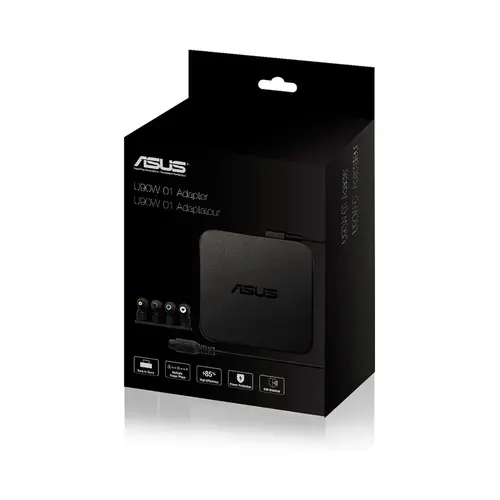 Adaptor, Asus U90W încărcător multifuncțional cu mai multe mufe, negru - 3