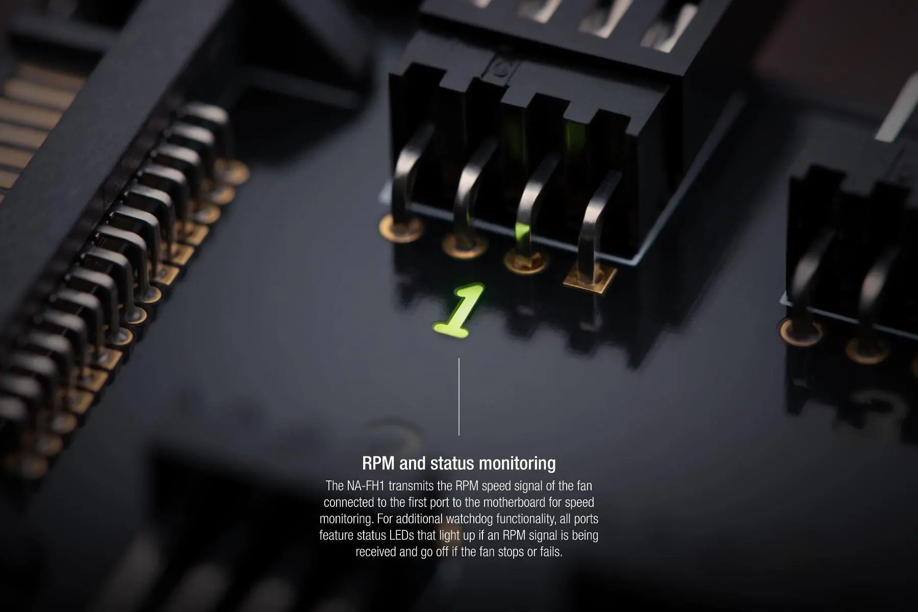 Noctua distribuitor pentru ventilatoare Fan Hub - 8 port PWM with SATA Power 5V/12V - NA-FH1 - image 5
