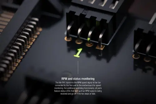 Noctua distribuitor pentru ventilatoare Fan Hub - 8 port PWM with SATA Power 5V/12V - NA-FH1 - 6