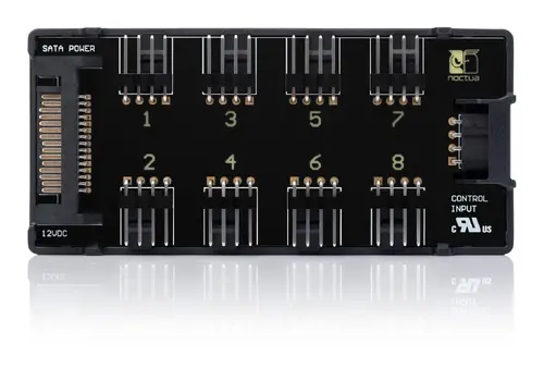 Noctua distribuitor pentru ventilatoare Fan Hub - 8 port PWM with SATA Power 5V/12V - NA-FH1 - 1