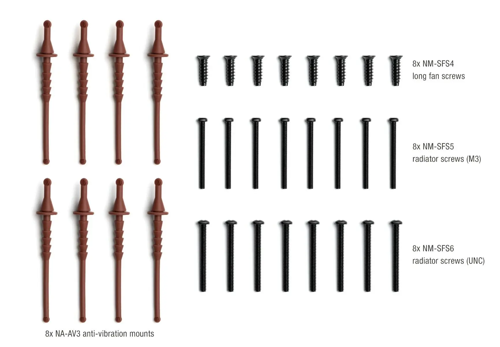 Noctua set distanțiere ventilator Inlet Side Spacers - pachet de 2 buc. pentru ventilatoare 140x25 mm - NA-IS1-14-Sx2 - image 7