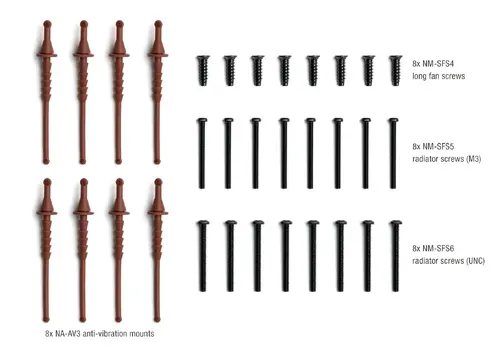 Noctua set distanțiere ventilator Inlet Side Spacers - pachet de 2 buc. pentru ventilatoare 140x25 mm - NA-IS1-14-Sx2 - 8