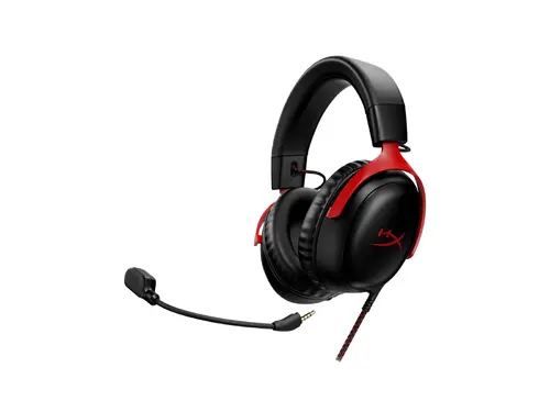 Геймърски слушалки HyperX Cloud III, Микрофон, Черно/Червено - image 4