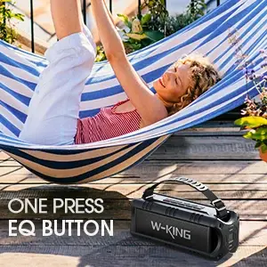 W-King Блутут мобилна колонка Bluetooth Speaker - D8 Mini Black - 30W - image 5