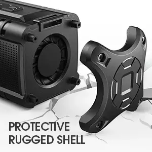 W-King Блутут мобилна колонка Bluetooth Speaker - D8 Mini Black - 30W - image 8