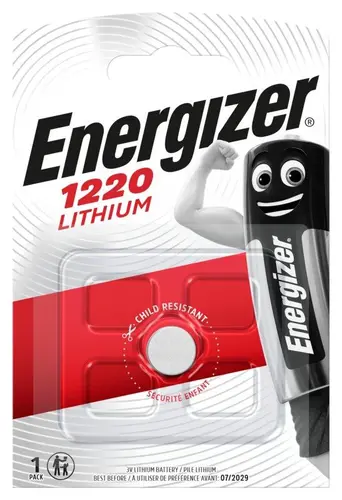 Λιθίου μπαταρία κουμπί ENERGIZER CR1220 3V - 1