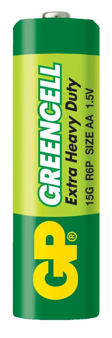 Цинк карбонова батерия GP R6 GREENCELL 15G-U4 /4 бр. в опаковка/ blister 1.5V - image 1