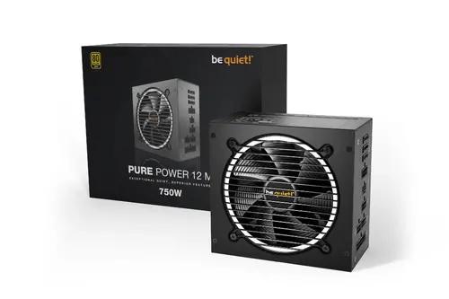 be quiet! sursă de alimentare PSU ATX 3.1 - Pure Power 12 M 750W - 2