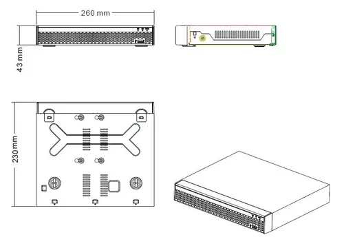 Longse записващо устройство за камери NVR 8CH 4K POE - NVR3008DP - image 3