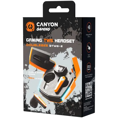 CANYON headset Doublebee GTWS-2 Gaming Orange - image 5