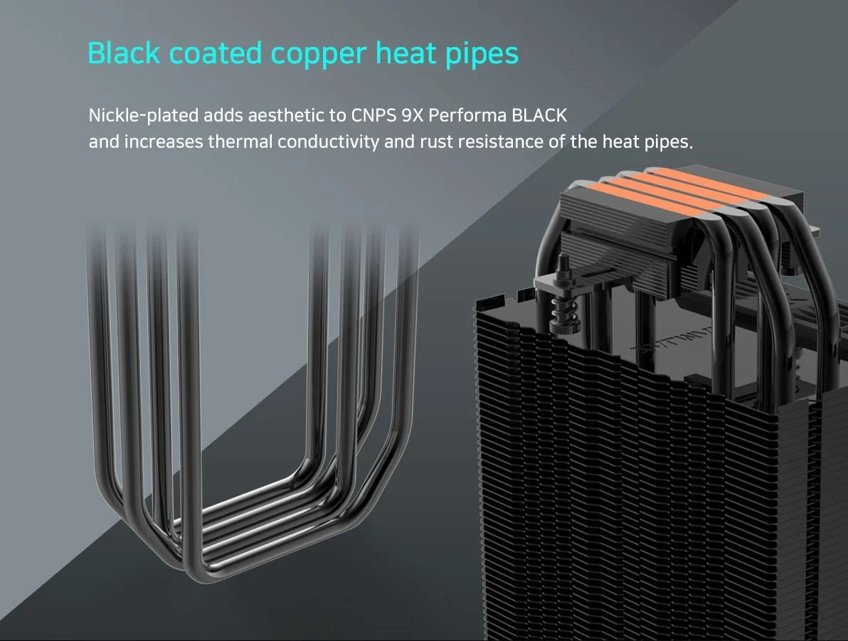 Zalman охладител за процесор CPU Cooler CNPS9X PERFORMA BLACK - image 10