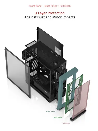 Zalman кутия Case EATX - Z10 PLUS - Tempered Glass - image 2