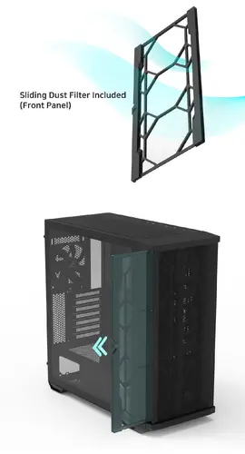 Zalman кутия Case EATX - Z10 PLUS - Tempered Glass - image 3
