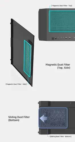 Zalman кутия Case EATX - Z10 PLUS - Tempered Glass - image 6