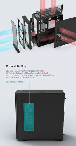 Zalman кутия Case EATX - Z10 - Mesh - image 12