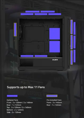 Zalman кутия Case EATX - Z10 - Mesh - image 13
