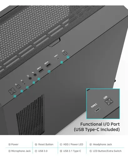 Zalman кутия Case EATX - Z10 - Mesh - image 5