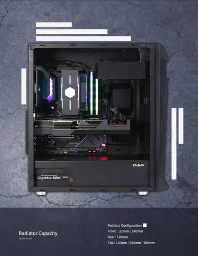 Zalman Кутия за компютър Case ATX - Z1 PLUS - image 14