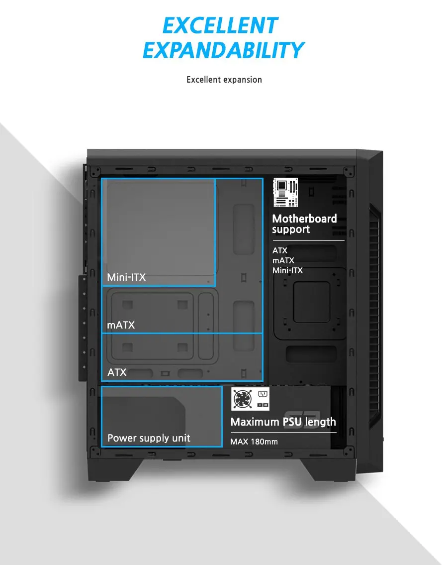 Zalman carcasă pentru calculator Case ATX - ZM-S3 - image 10
