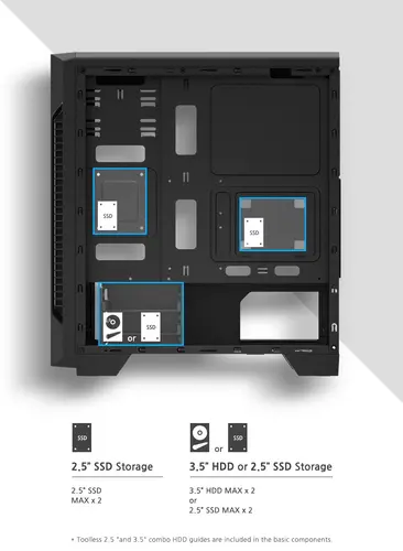 Zalman κουτί υπολογιστή Case ATX - ZM-S3 - 13