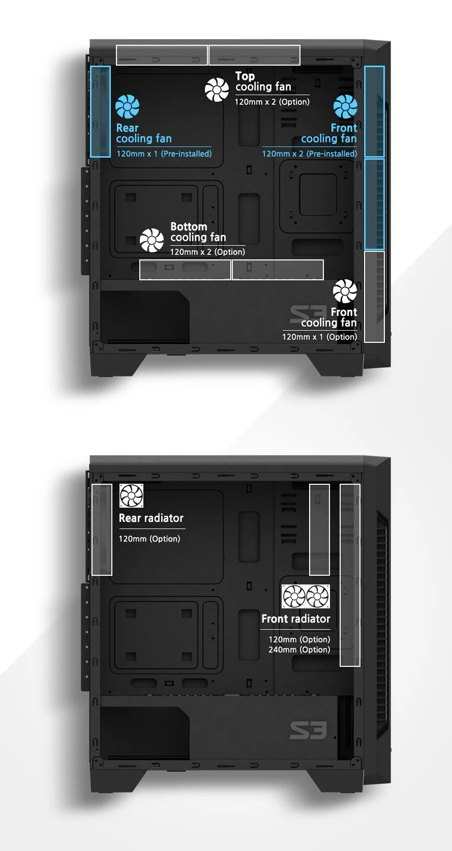 Zalman кутия за компютър Case ATX - ZM-S3 - image 13