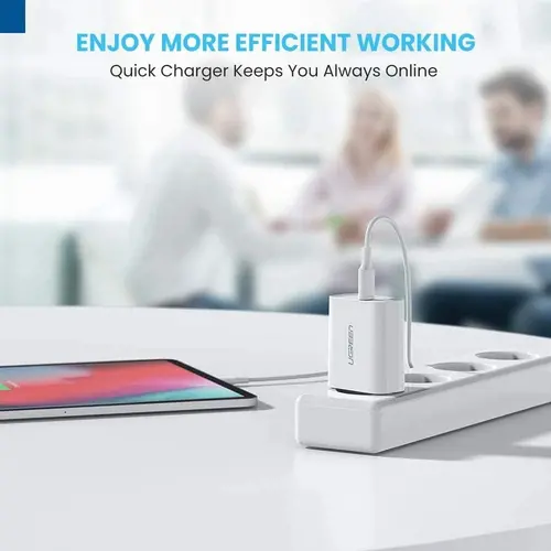 Ugreen бързо зарядно Fast Charger Wall - QC, PD3.0 Type-C, 20W CD137 White - 60450 - image 3