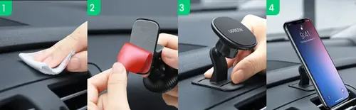 Ugreen магнитна стойка за телефон за кола Magnetic Car Phone Holder LP292 - 80785 - image 9
