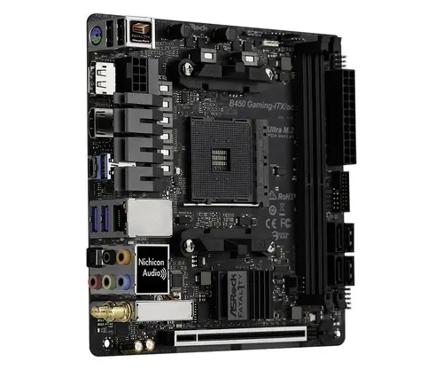 Дънна платка ASROCK Fatal1ty B450 Gaming-ITX/ac, socket AM4 - image 2