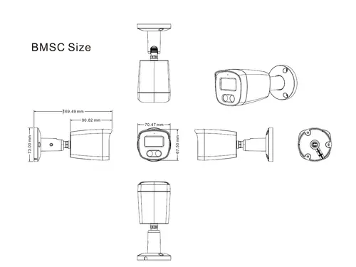 Longse охранителна камера IP Camera Bullet - BMSCFG200 - 2MP, PoE, 3.6mm - image 9