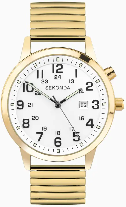 Ανδρικό αναλογικό ρολόι Sekonda Classic Indiglo - S-30128.00