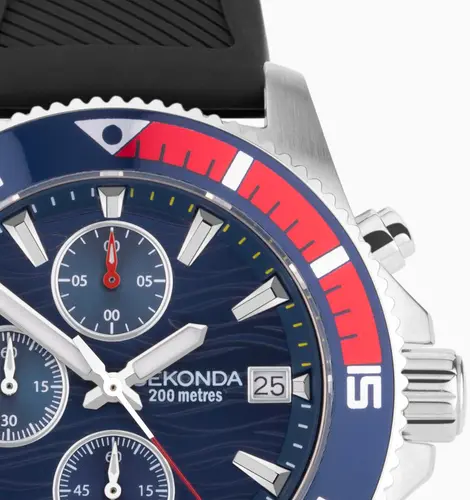 Ceas analogic pentru bărbați Sekonda Pacific Wave Chronograph - S-30114.00 - 3