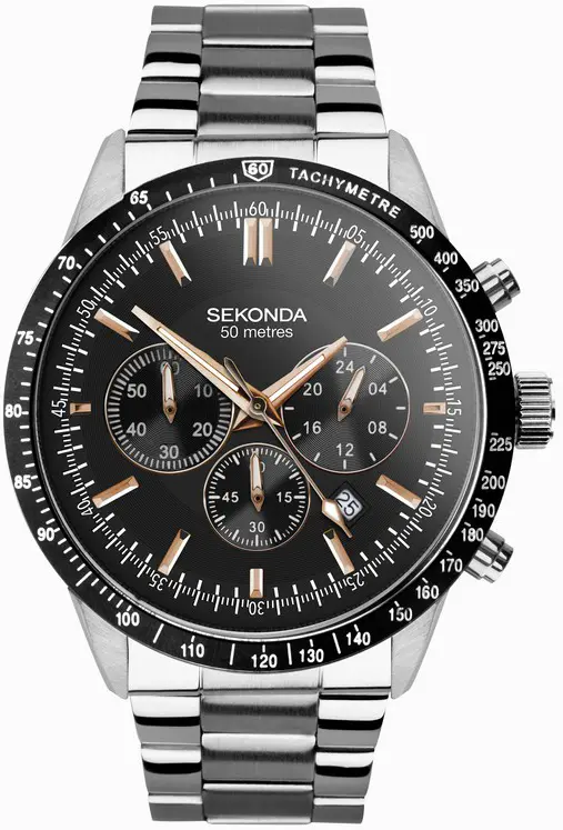 Мъжки аналогов часовник Sekonda Velocity Chronograph - S-30023.00
