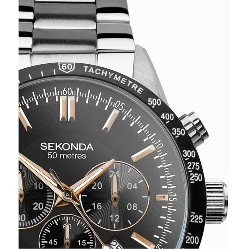 Мъжки аналогов часовник Sekonda Velocity Chronograph - S-30023.00 - image 2