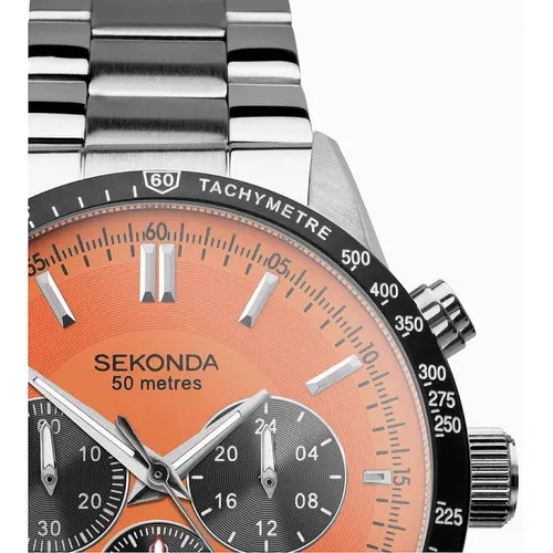 Мъжки аналогов часовник Sekonda Velocity Chronograph - S-30025.00 - image 2