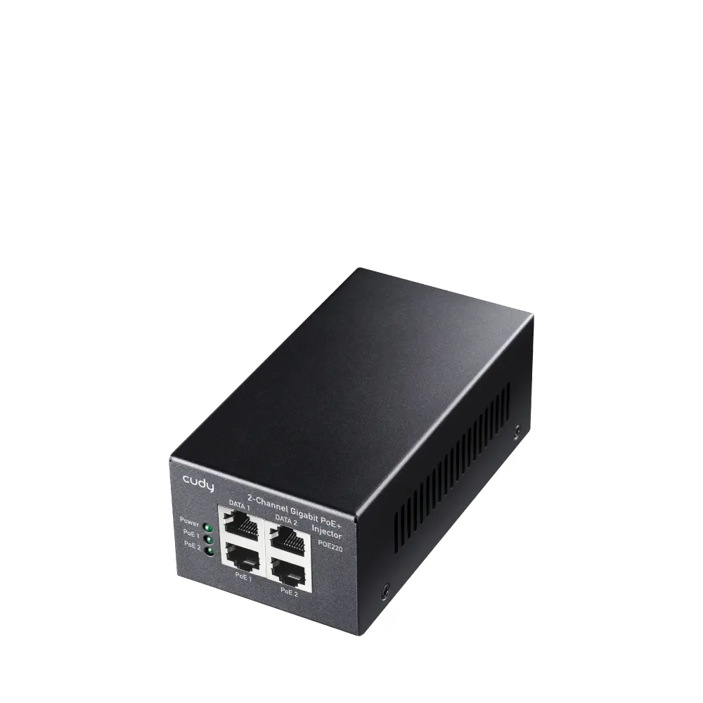 PoE инжектор Cudy POE220, Gigabit PoE+/PoE, 2 x 30W - image 2