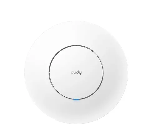 Аксес-пойнт, Cudy AP1300 Wi-Fi Gigabit Access Point AC1200 Dual Band Ceiling Mount Access Point, 867Mbps at 5GHz + 300Mbps at 2.4GHz, 1 x GbE RJ45 Port, Support 12V DC or 802.3af PoE or Passive PoE, 12V DC adapter included