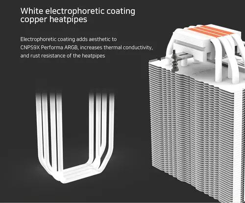 Zalman охладител за процесор CPU Cooler CNPS9X PERFORMA ARGB WHITE - aRGB - LGA1700/AM5 - image 13