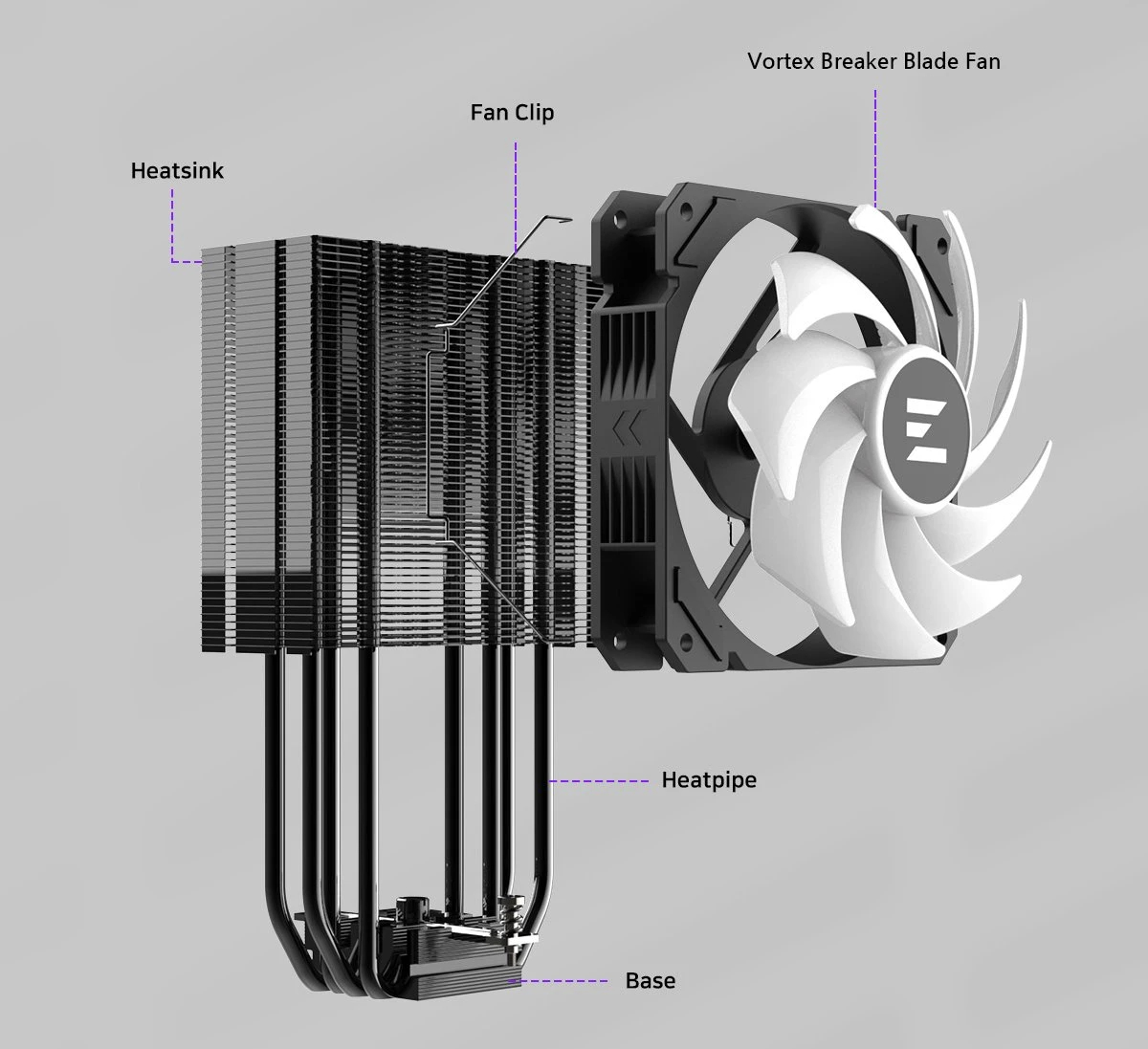 Zalman охладител за процесор CPU Cooler CNPS9X PERFORMA ARGB BLACK - aRGB - LGA1700/AM5 - image 13