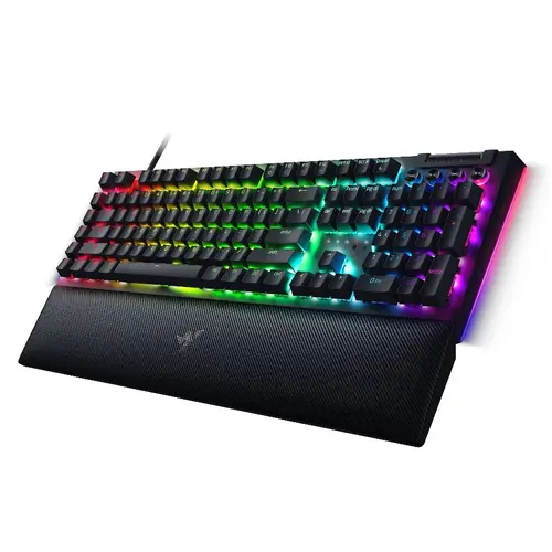 Razer BlackWidow V4 Mechanical Gaming Keyboard, US Layout, Green Switch, Razer Chroma™ RGB, 6 Macro Keys, Lubricated Stabilizers, Media Keys, Magnetic Wrist Rest, Up to 8000 Hz Polling Rate, Detachable Type C Cable - image 1