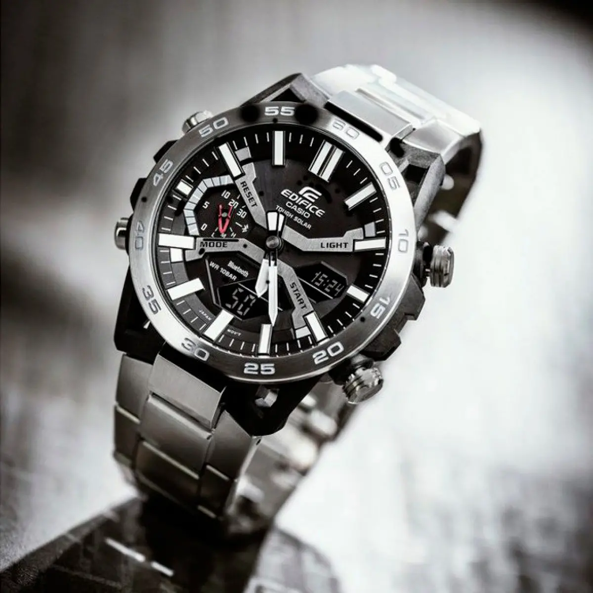 Мъжки часовник Casio Edifice Bluetooth Solar - ECB-2000D-1AEF - image 1
