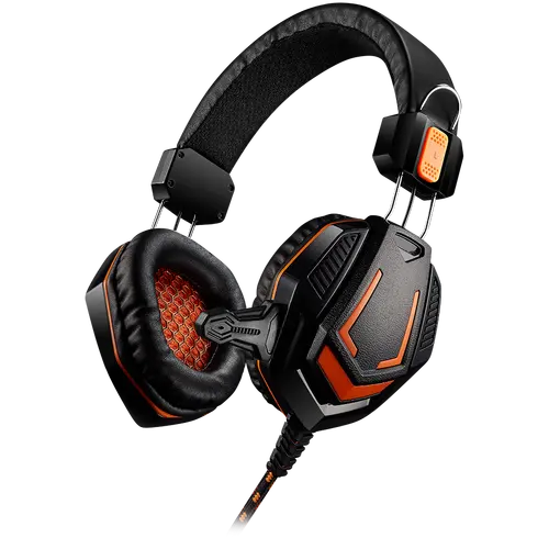 CANYON Fobos GH-3A, Gaming headset 3.5mm jack with microphone and volume control, with 2in1 3.5mm adapter, cable 2M, Black, 0.36kg