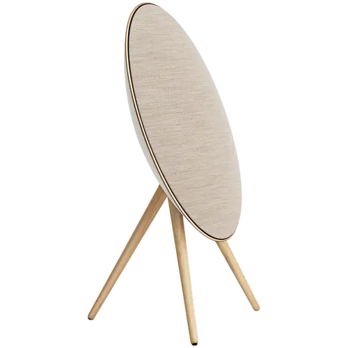 Beosound A9 5th Gen Speaker Gold Tone (Back Sand/Cover Golden/Legs White Oak) - image 1