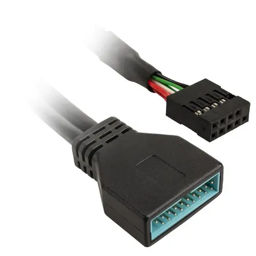 Kolink Adaptor USB de la USB 2.0 8-pin la USB 3.0 19-pin - 0.15m - 1