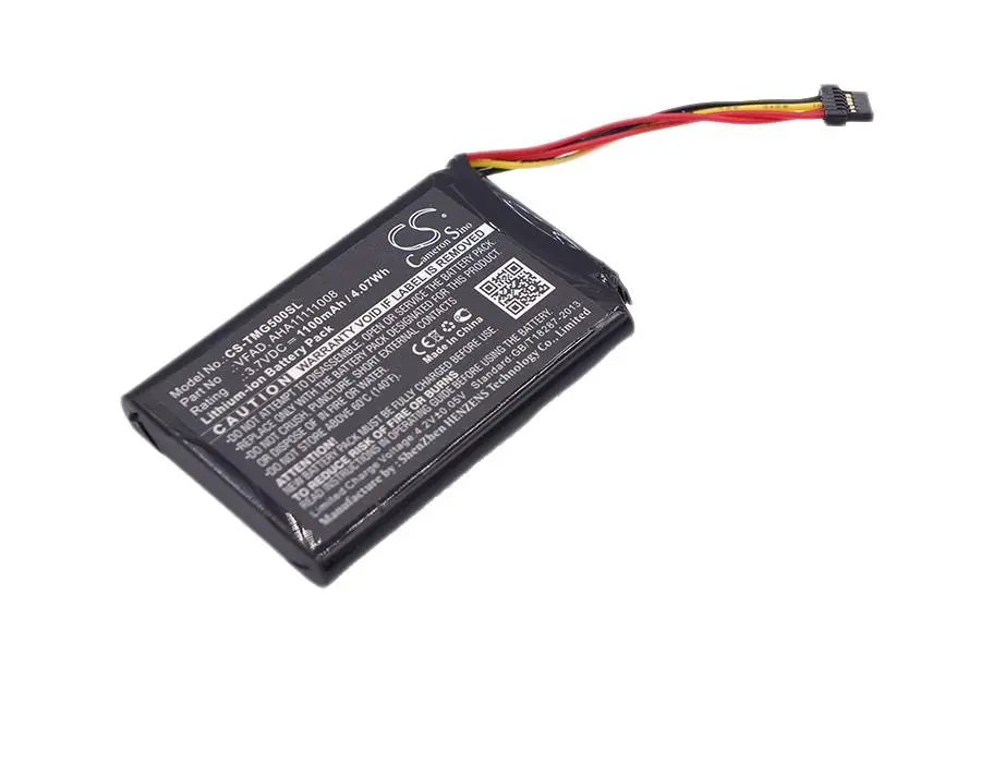 Батерия за GPS TomTom GO 5100 6100 5000 VFAD VF6P 3,7V 1100mAh LiIon Cameron Sino