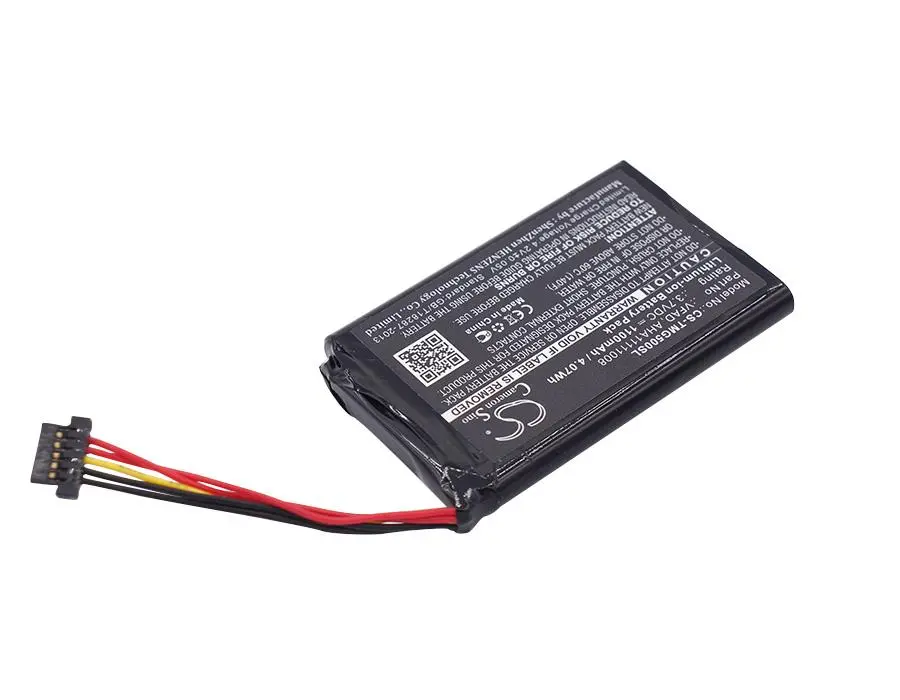 Батерия за GPS TomTom GO 5100 6100 5000 VFAD VF6P 3,7V 1100mAh LiIon Cameron Sino - image 1