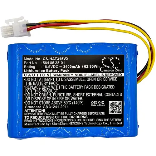 Батерия Cameron Sino, За косачка робот GARDENA Sileno, HUSKVARNA 100Li CS-HAT315VX 18.5V 3400mAh - image 2